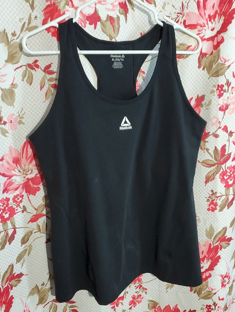 Reebok Black Racerback Performance Tank Top XL